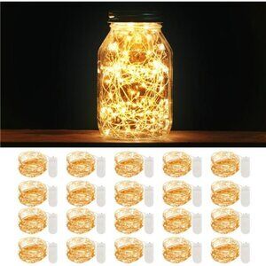 LED Fairy String Lights Battery Operated [20 Pack], 3.3ft 20 Mini Fairy Lights